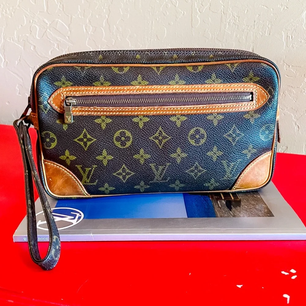 Louis‎ Vuitton Vintage Monogram Marly Dragonne GM Authentic with Strap